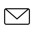 thin envelope icon